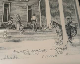 Bethel church print, Franklin Ky 