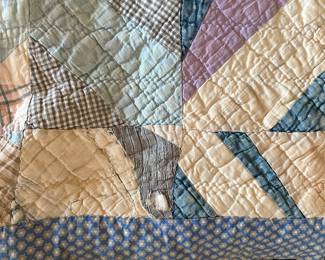 Closeup of quilt