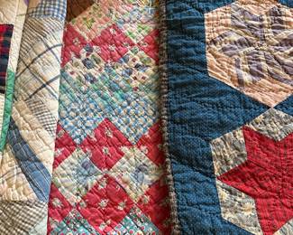 Antique quilts, closeups later in photos
