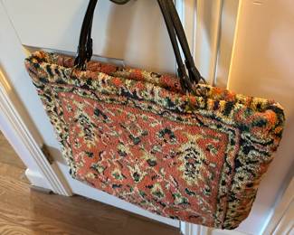 Circa 1960 carpet bag from Belgium