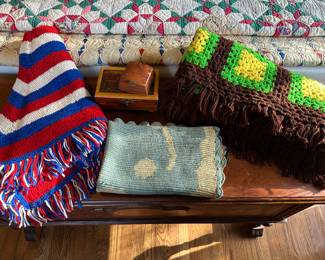 Antique quilts, closeups later in photos