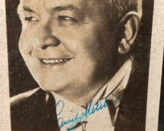 Signed movie star pictures