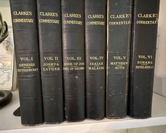 Clark’s commentary six volumes