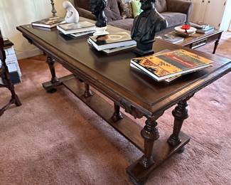 Circa 1914 Jacobean library table