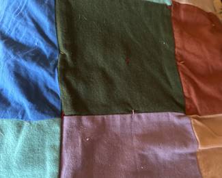 Closeup of quilt