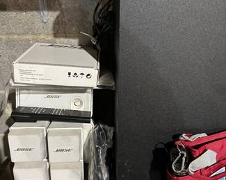 A Bose CD system with booster