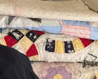Antique quilts, closeups later in photos