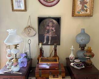 Antique and vintage dresser items