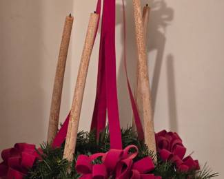 Vintage Holiday floral arrangement 