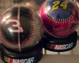 Jeff Gordan and Dale Earnhardt Nascar collectibles