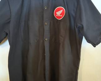 Honda men's button up shirt 