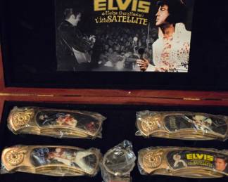 Elvis pocket knife set 