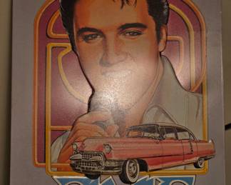Elvis metal sign 