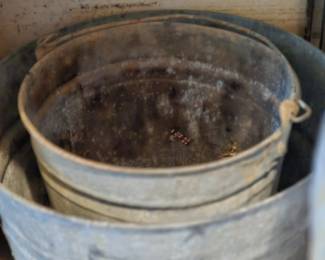 Aluminum buckets 