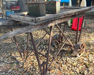 railroad cargo luggage cart