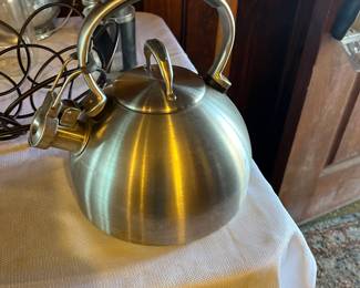 stainless tea kettle