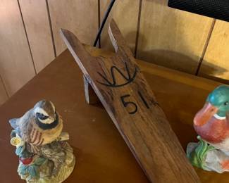rustic branded boot jack