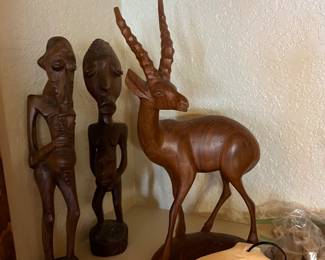 carved African decor