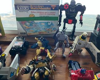transformers and action figures