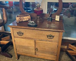 ox yoke wash basin stand