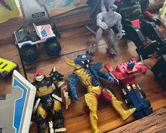 transformers, action figures