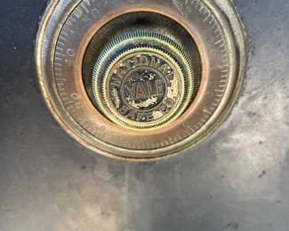 vintage floor safe Yale National Safe Co.