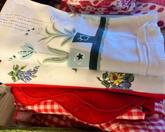 napkins and tablecloths