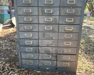 tall 27 compartment drawer parts bin