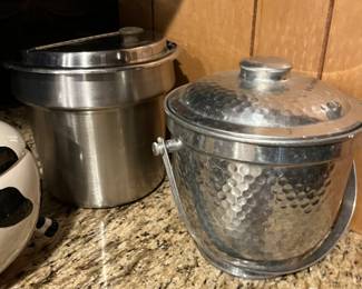 hammered ice bucket