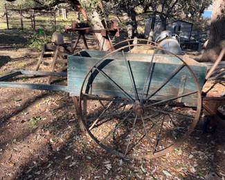 antique power house hand cart
