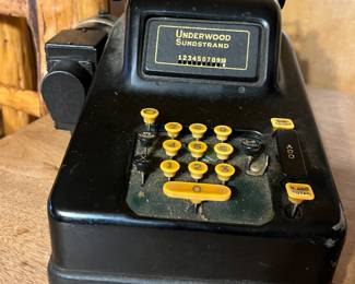 underwood elliott fisher company sunderstrand adding machine