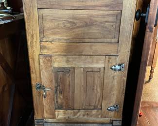 antique oak ice box