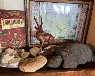 fossils and native american art book