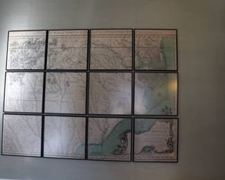 Divided Frame Map of North Carolina 