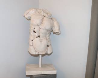 Cracked Torso Sculpture