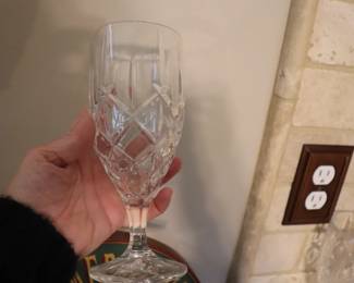 Gorham lady Anne Crystal  Water / Iced Tea Glasses 