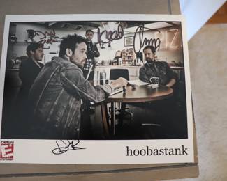 Hoobastank signed  Photograph