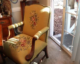 Beautiful Needlepoint Chair 