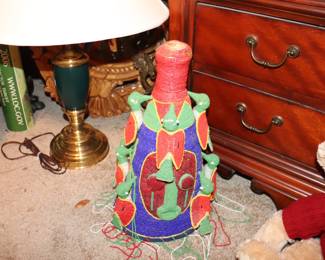 Vintage Yoruba Handbeaded Headdress from Nigeria