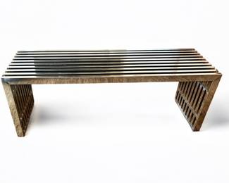 Gridiron 46" Stainless Steel Bench