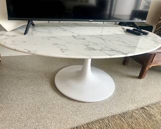Modway / Lippa Oval Artificial Marble Coffee Table