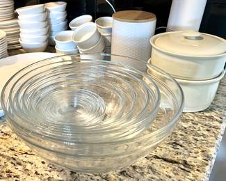Glass Nesting Bowl 10-Piece Set