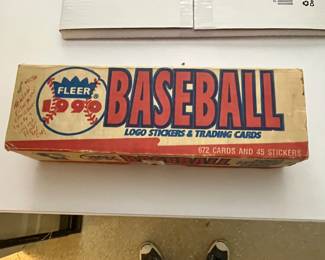 Fleer 1990 Box of Baseball Trading Cards