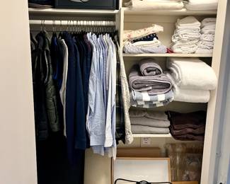 Men's Clothing and Linens