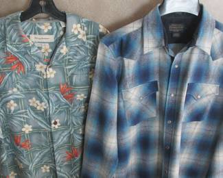 Gorgeous Pendleton wool shirt, Tommy Bahama.