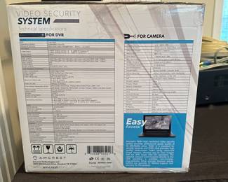 C24 - $95 - Amcrest Video Security System. Sealed in box. 