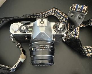 C6 - $80 - Pentax ME camera with accessories & lenses