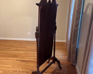 C51 - $100 - Cheval Mirror / Standing Mirror.  Measures 30.5" wide x 18" deep x 69" tall. 