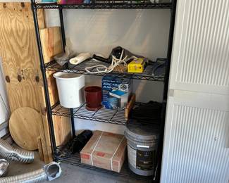 C71 - $30 - Metal Garage Shelving