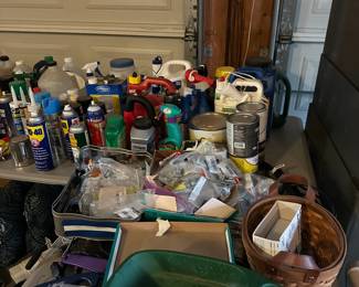 Chemicals, Cleaners, Paints etc all priced individually (mostly $1-$3) Please schedule appointment to browse and buy!